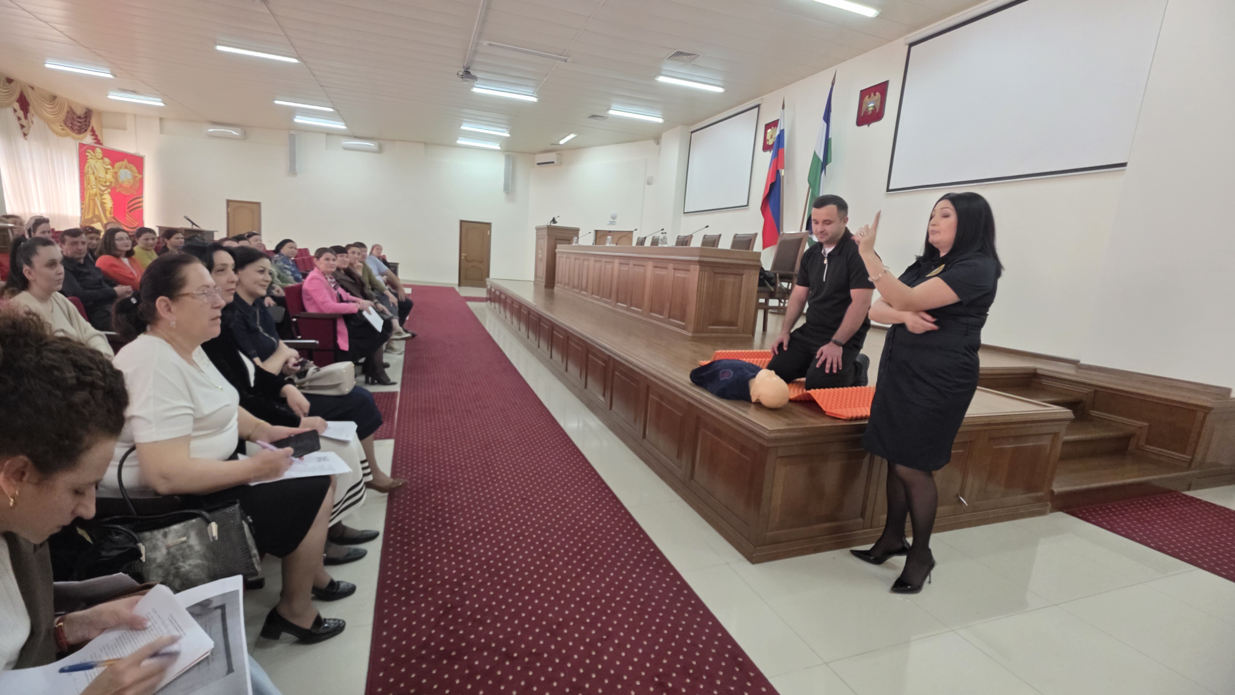 В Баксанском районе проведены обучающие занятия по оказанию первой помощи для работников образовательных учреждений  