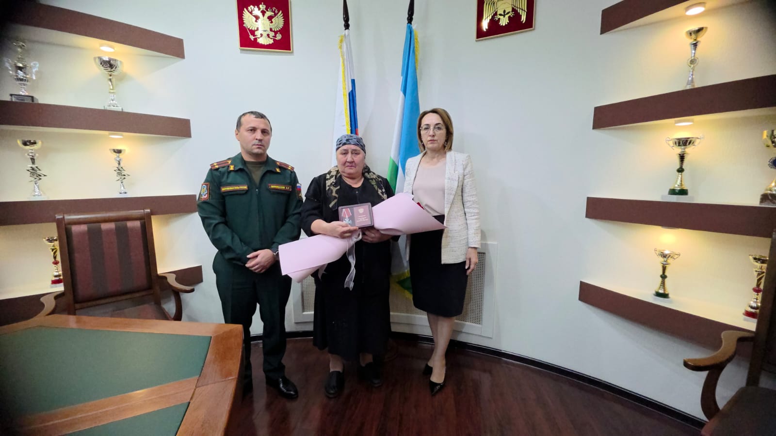 В Баксанском районе родственникам героев СВО вручены государственные награды