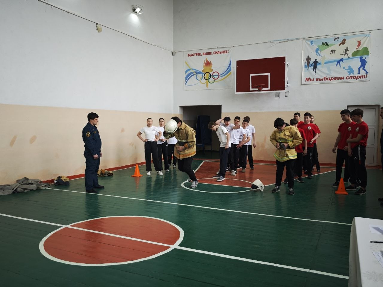В Баксанском районе прошли пожарные учения 